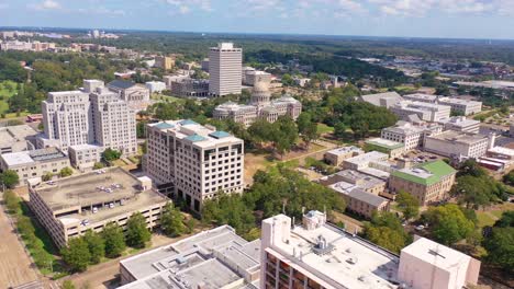 Muy-Buena-Antena-Sobre-El-Edificio-Del-Capitolio-Del-Estado-De-Mississippi-En-Jackson-Mississippi