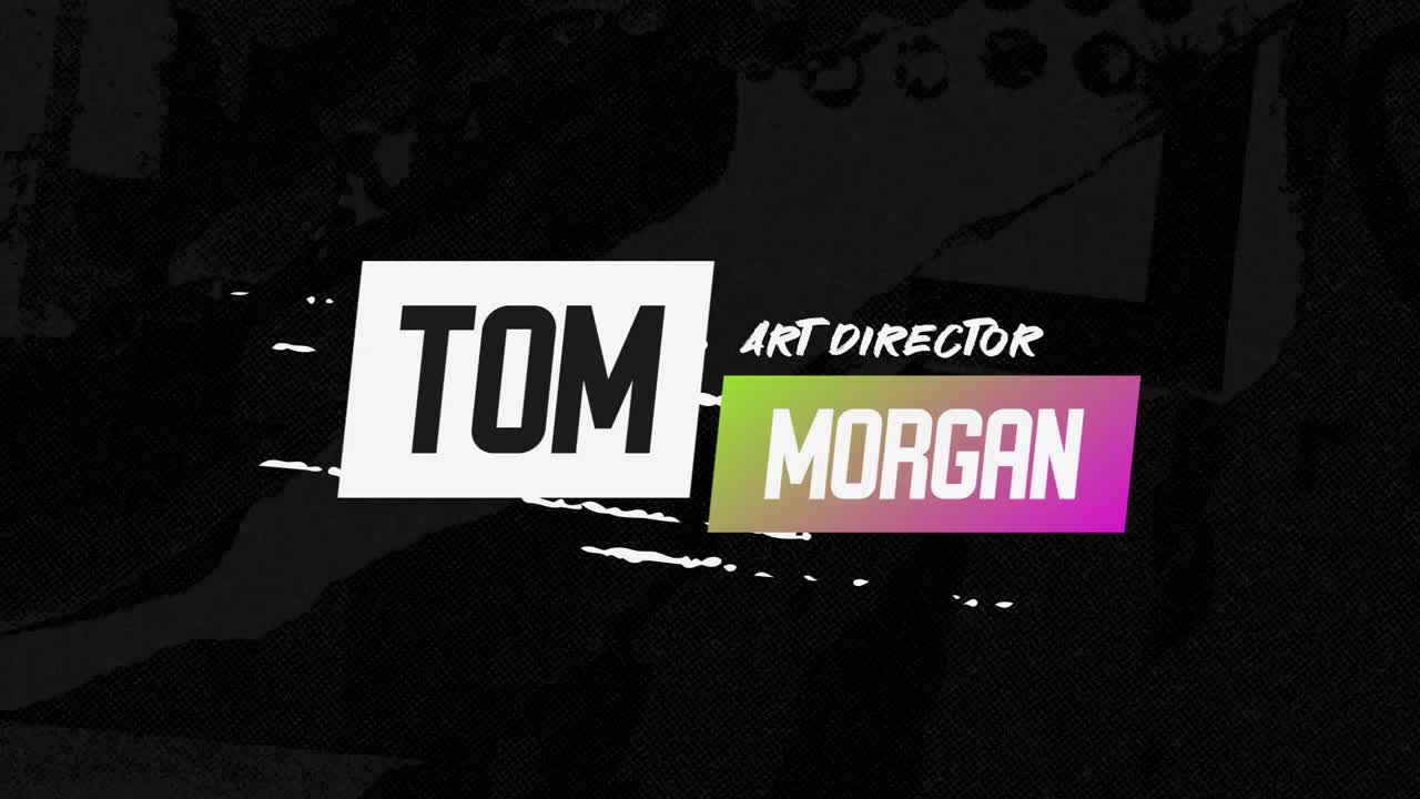 Lower Thirds Grunge 01 Adobe After Effects 2023 Resolution 3840×2160