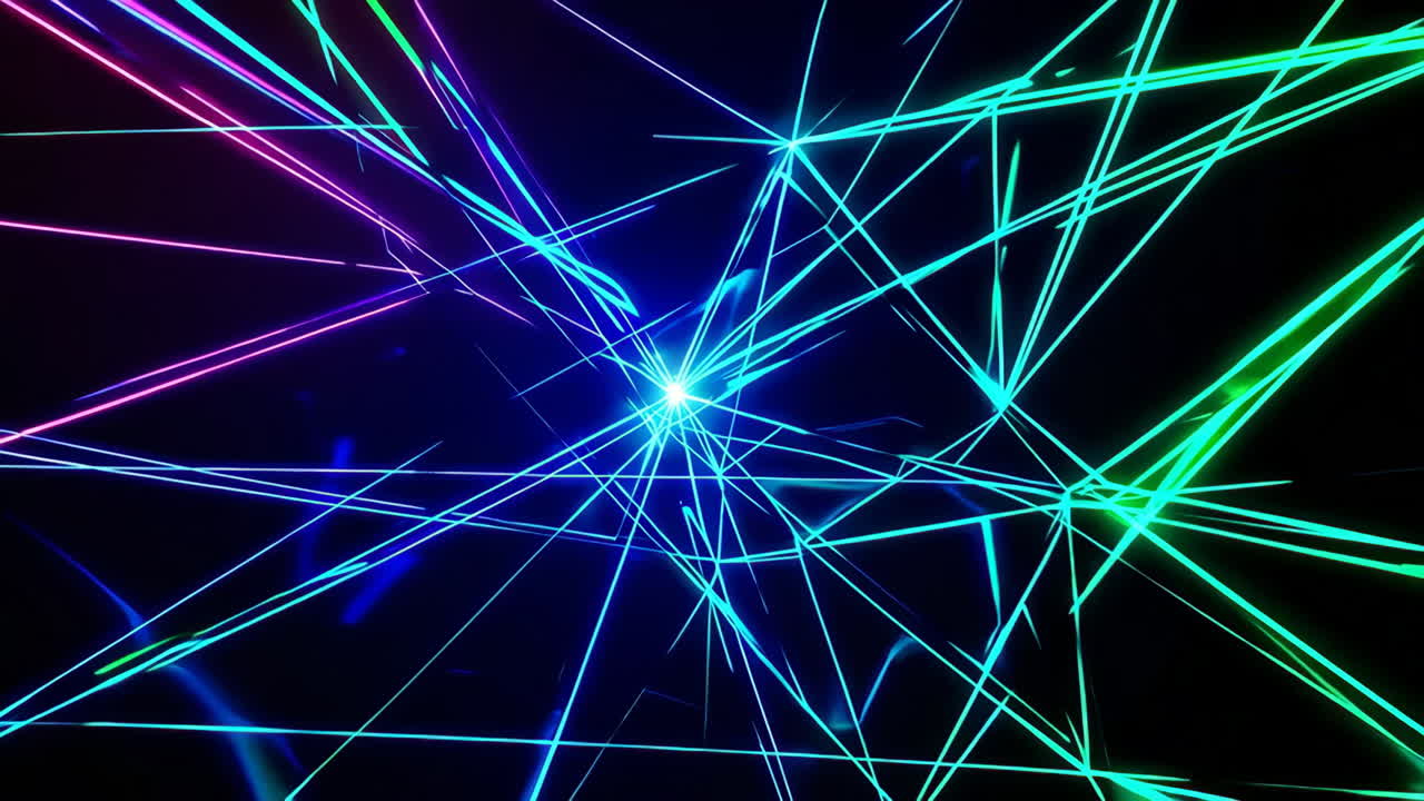 líneas de neón abstractas