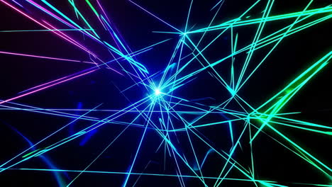 abstract neon lines
