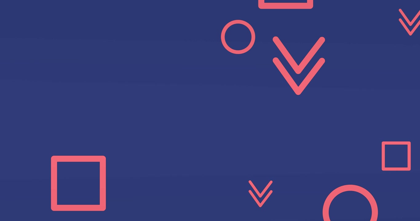 Animation of envelope icons over binary coding on with yellow background