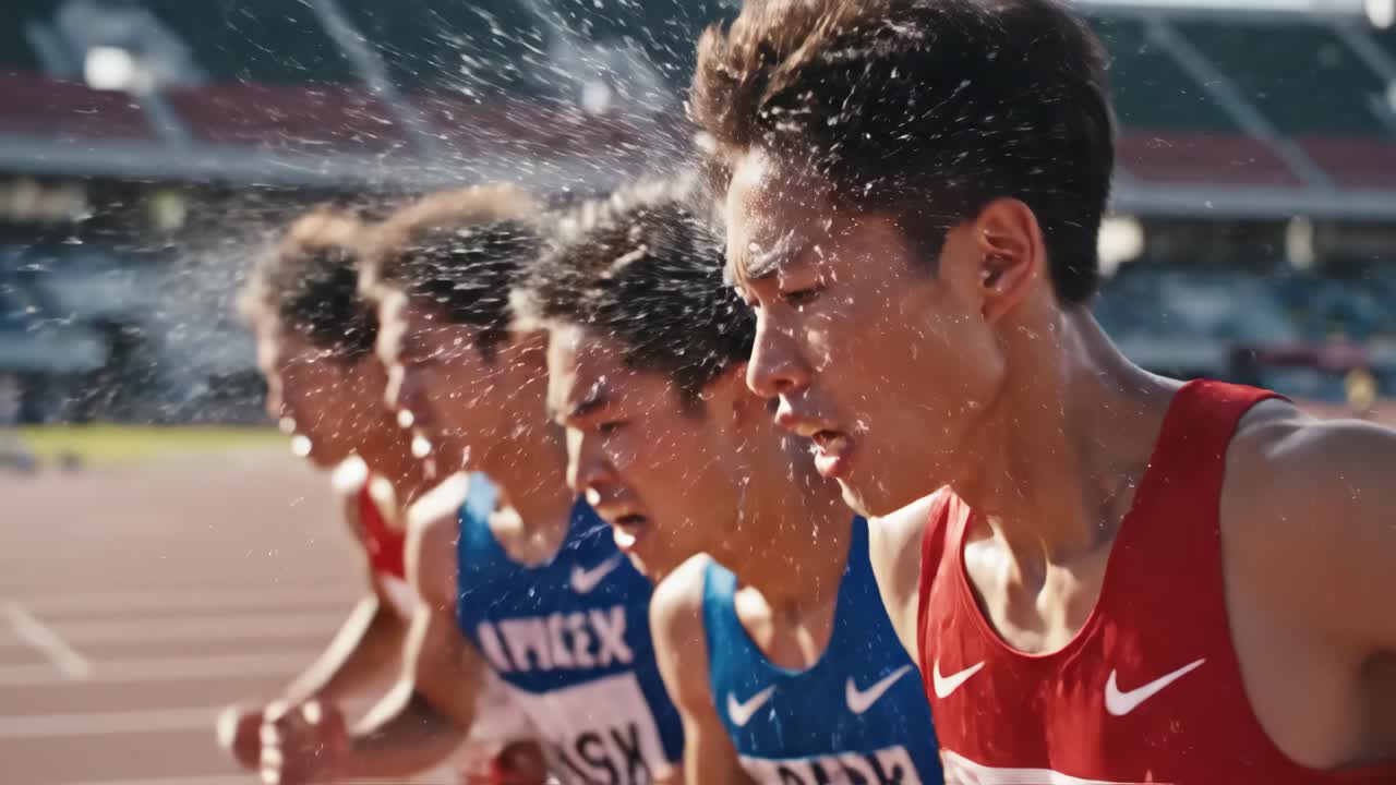 Track Athletes in Competition