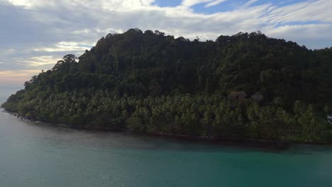 Peninsula,-Fantastic-aerial-top-view-flight-Ao-Phrao-bay-beach-lagoon-in-Holyday-Paradise-ko-kut-Thailand-summer-2022