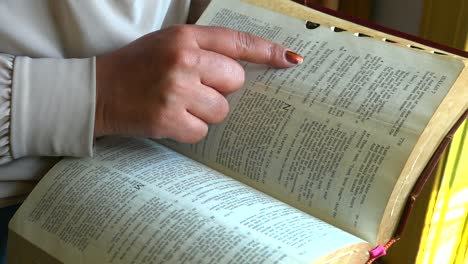 african american woman hands only reading bible