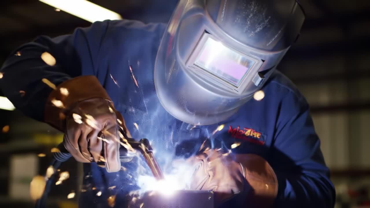 산업 용접 과정