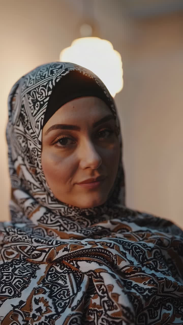 Woman Wearing a Hijab