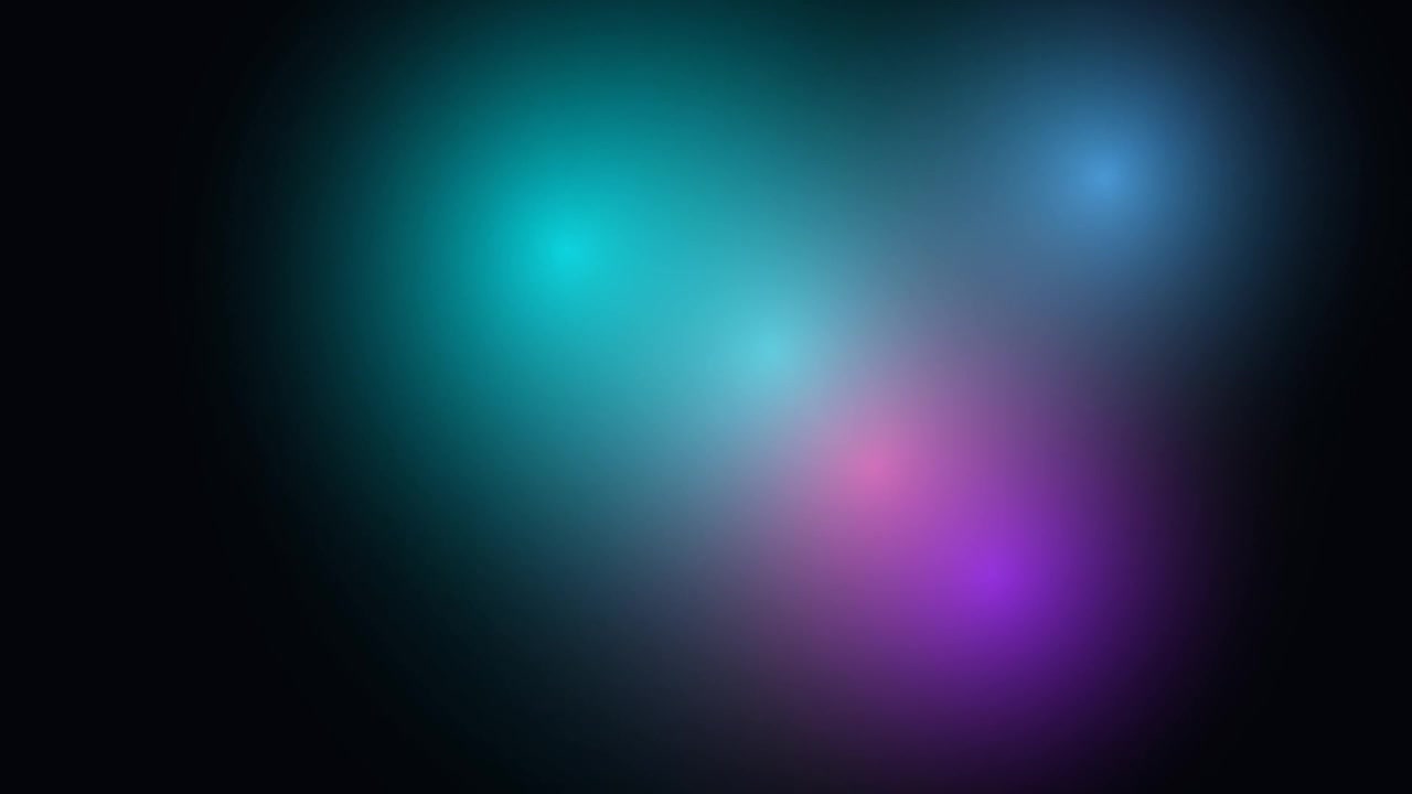 Abstract Motion Background with Soft Glowing Cyan and Magenta Lights