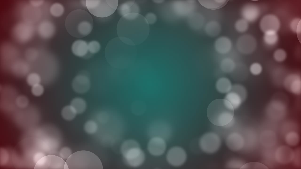 4k de bokeh suave con luces de bokeh brillantes en el fondo de bucle azul.