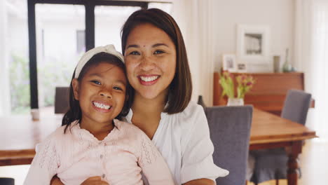 portrait of a young mother relaxing