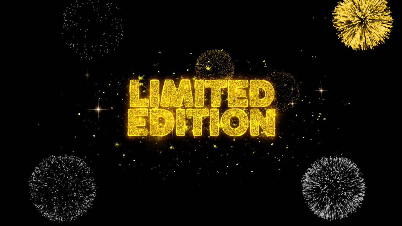 Limited Edition Fireworks Graphic Design