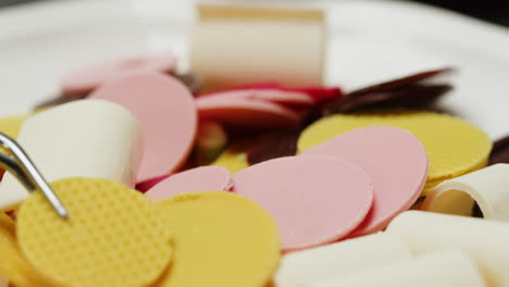 colorful chocolate arrangement