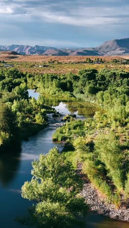 serene river valley landscape