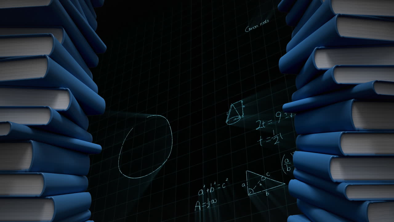 책과 수학 방정식과 그래프의  ⁇ 어리