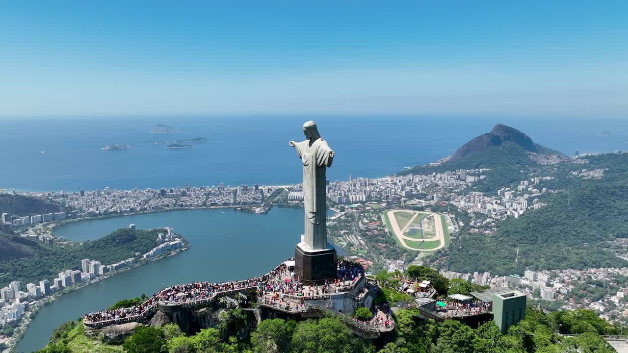 cristo redentor no parque nacional da tijuca no rio de janeiro brasil