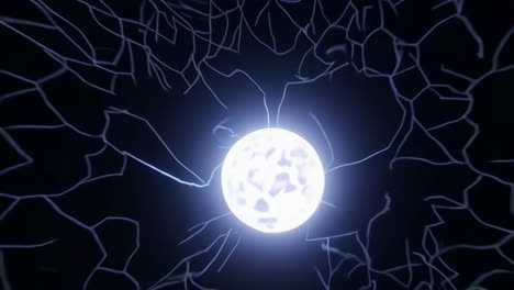 abstract electric energy visualization