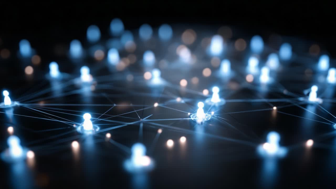 Illuminated Connections in Digital Networks: An Abstract Representation of Community, Communication, and Interconnected Lifestyles in a Lucent Environment