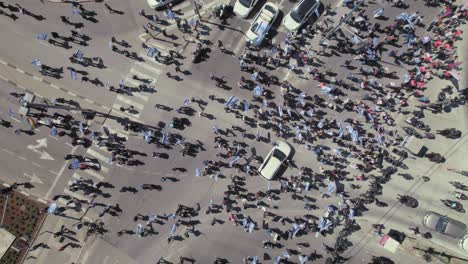 Hundreds-of-Israelis-are-blocking-roads-and-protesting-against-the-government-in-Tel-Aviv-neighborhoods