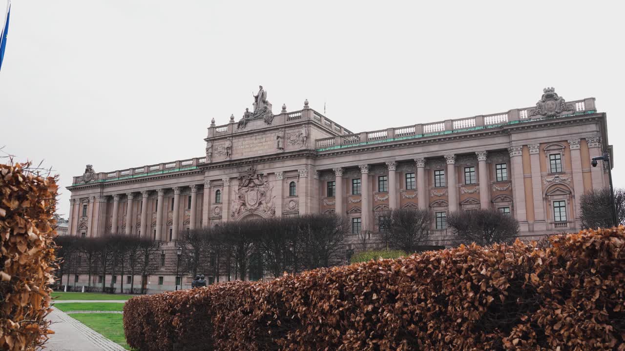 East Parliament Building in stockholm sweden