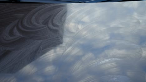 black car with polish left to haze