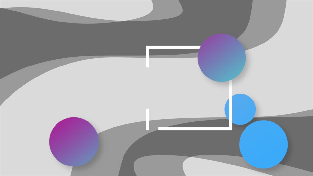 formas geométricas abstractas en movimiento y fondo líquido colorido 34