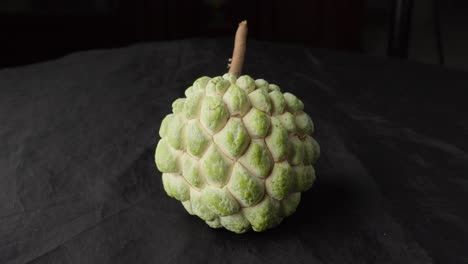 lights on and off a srikaya fruit in studio