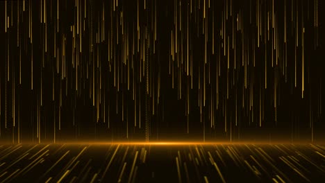 Golden particle light rising golden luxury particle stripe background oscar awards show background