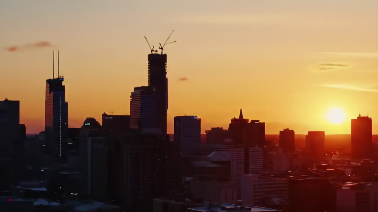 Una transición increíble del día a la noche: capturar el skyline mientras se pone el sol y las luces de la ciudad iluminan el paisaje urbano