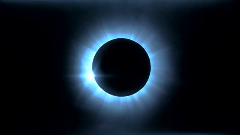 full solar eclipse. the moon mostly covers the visible sun creating a diamond ring effect. this astronomical phenomenon can be seen as a sign of the end of the world.