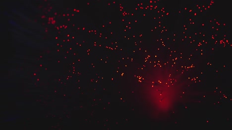 puntos de luz abstractos de pequeños palos de plástico