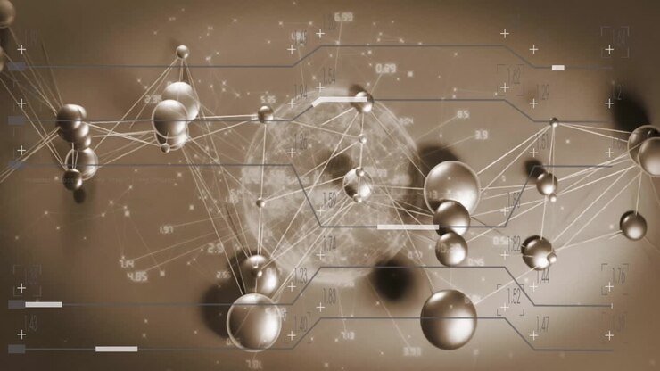 Animation of network of connections over globe