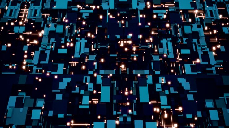 Quantum computing concept.
