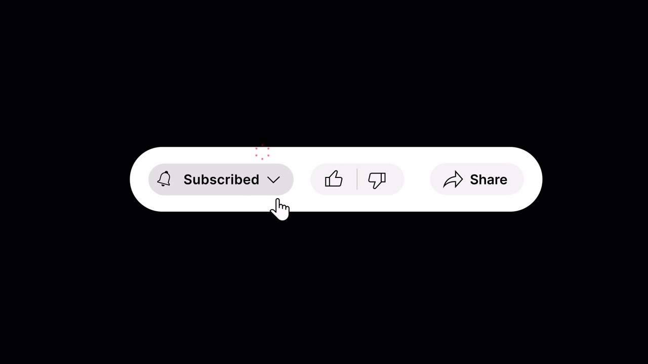 Subscribe Like Share Button Click