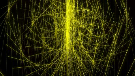 patrón de forma de punto de color amarillo animación gráficos de movimiento