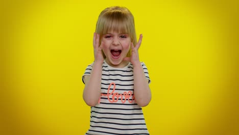 unhappy frustrated annoyed kid child raising hands, quarreling, asking reason of conflict, shouting