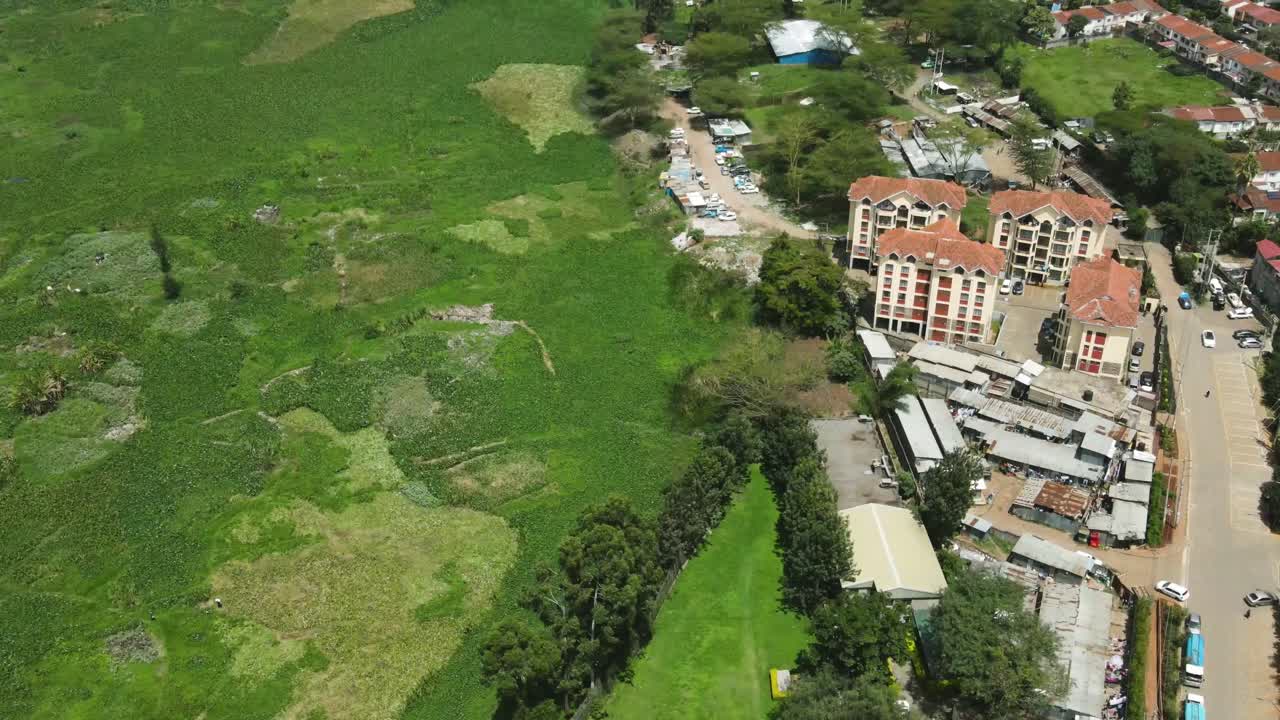 나이로비 댐, 나이로비 댐 건물, 나이로비 도시 풍경