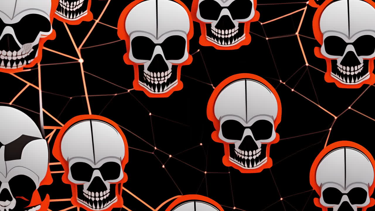 Halloween Skull Pattern