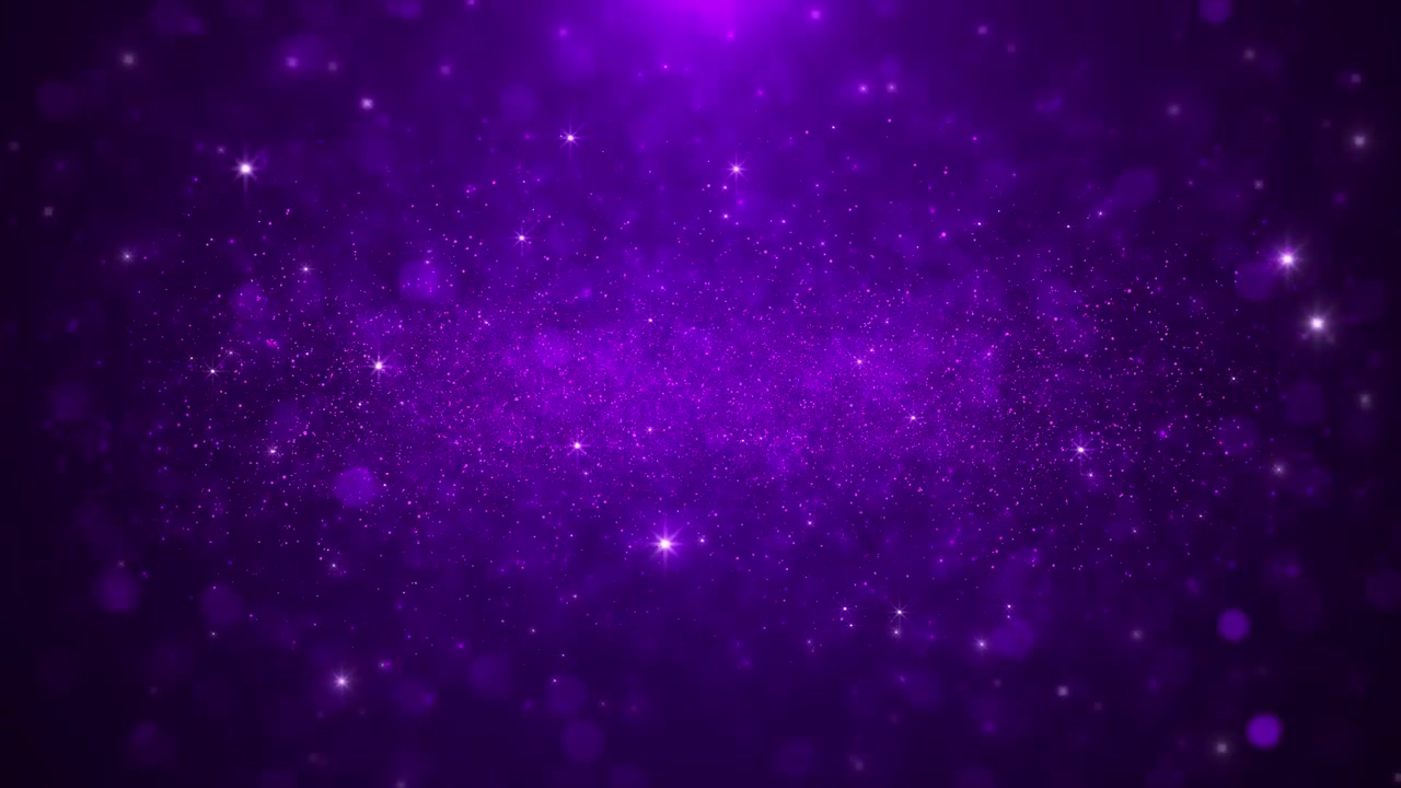 Lilla glimmerpartikel baggrund glødende stjerner bokeh sløring violet dis magisk gnistfelt