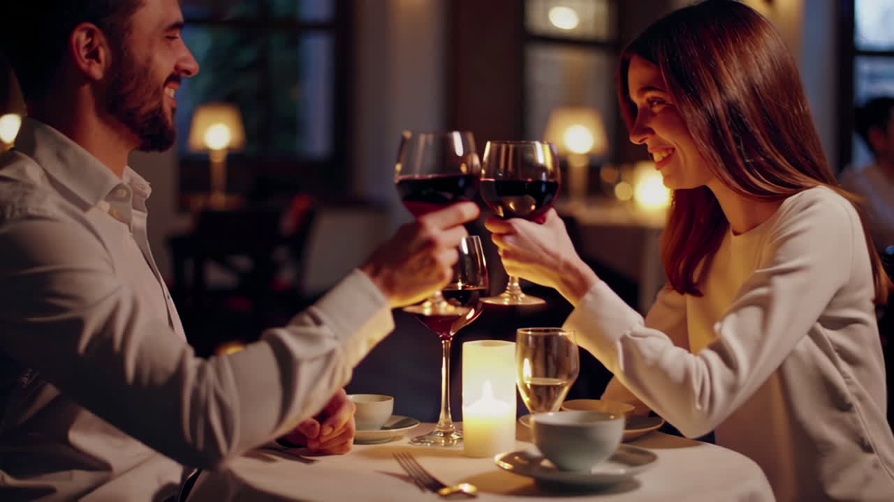 Appuntamento a cena romantica