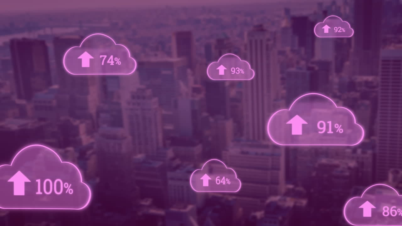 Upload in the digital cloud