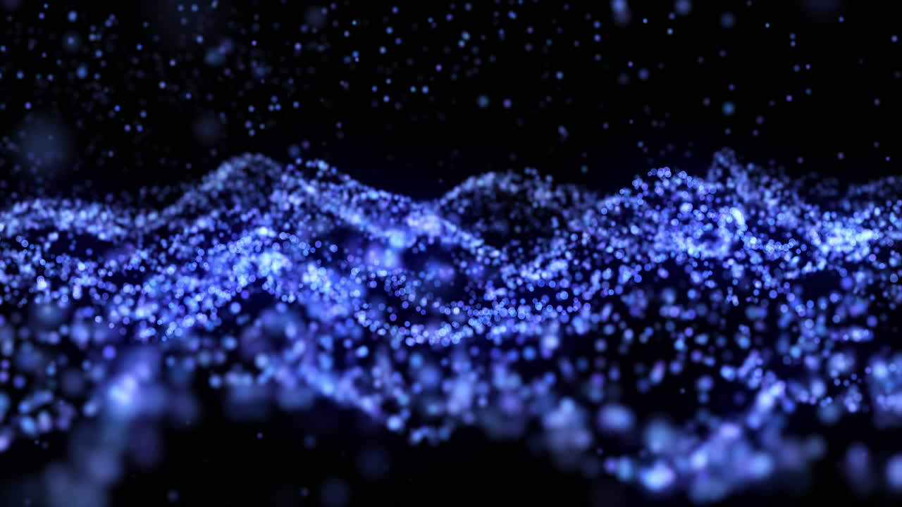 추상적인 파란 입자 배경