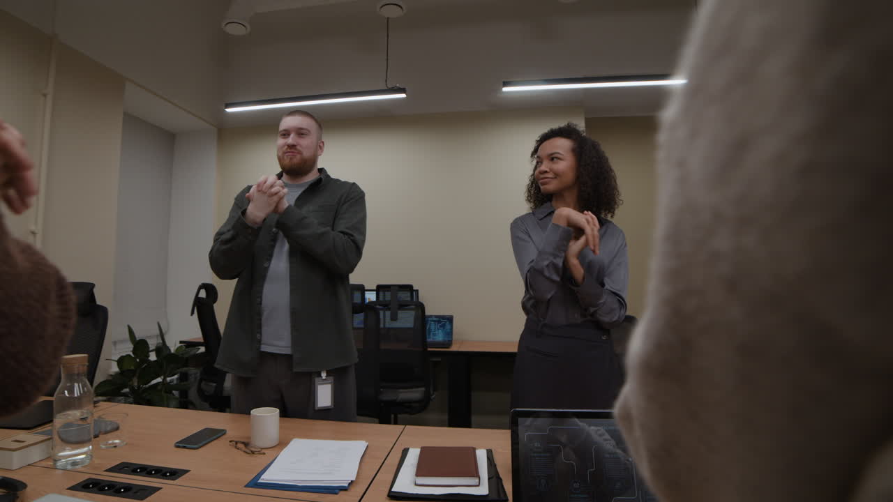 Office meeting and collaboration