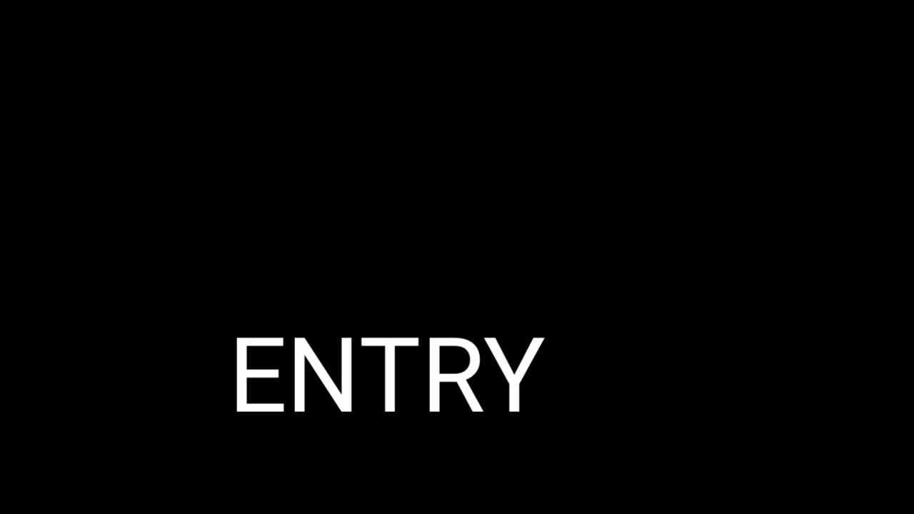Arrow entry animation motion graphics neon on black background