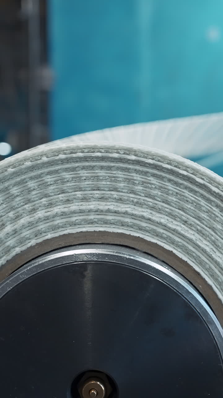 proceso de fabricación de rollos de papel