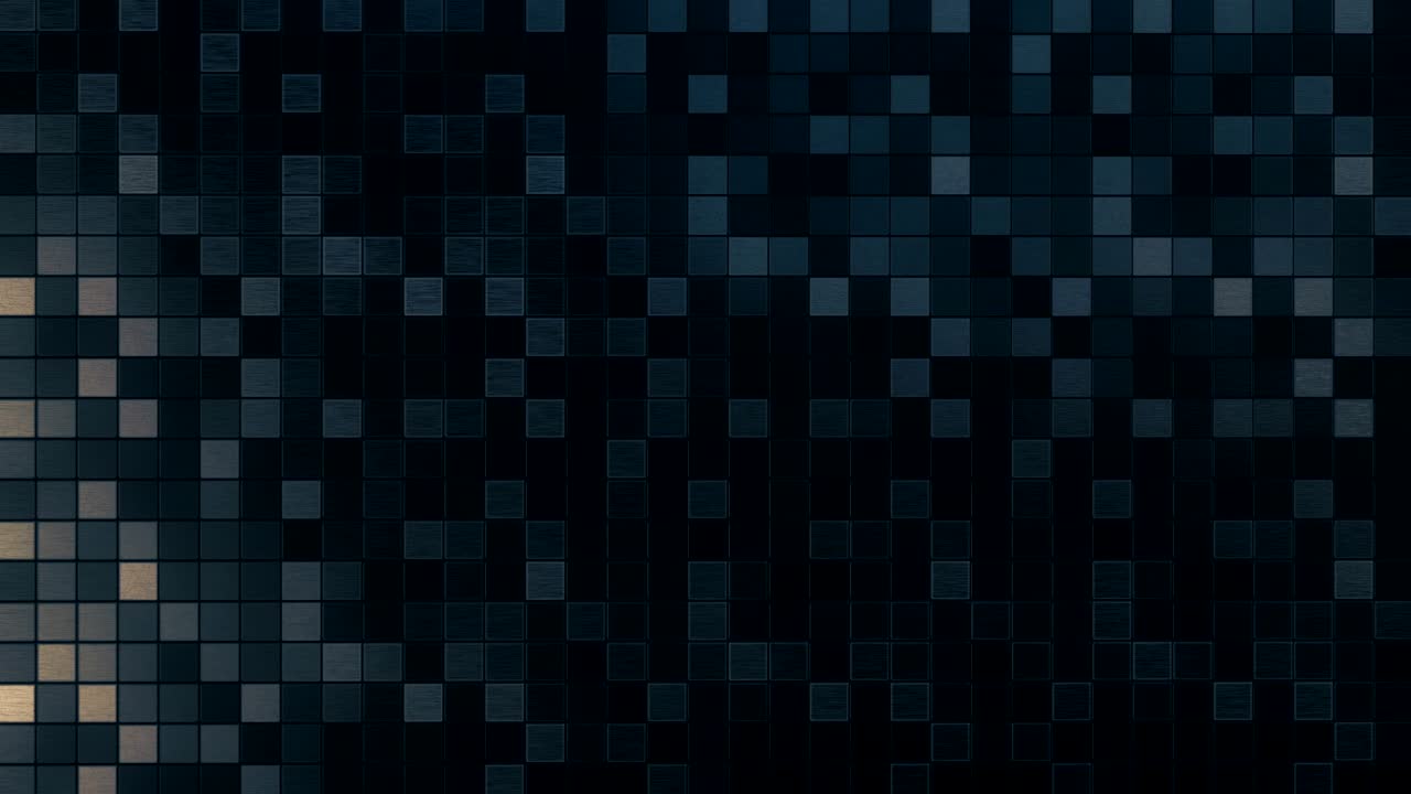 Mosaic square pattern background loop