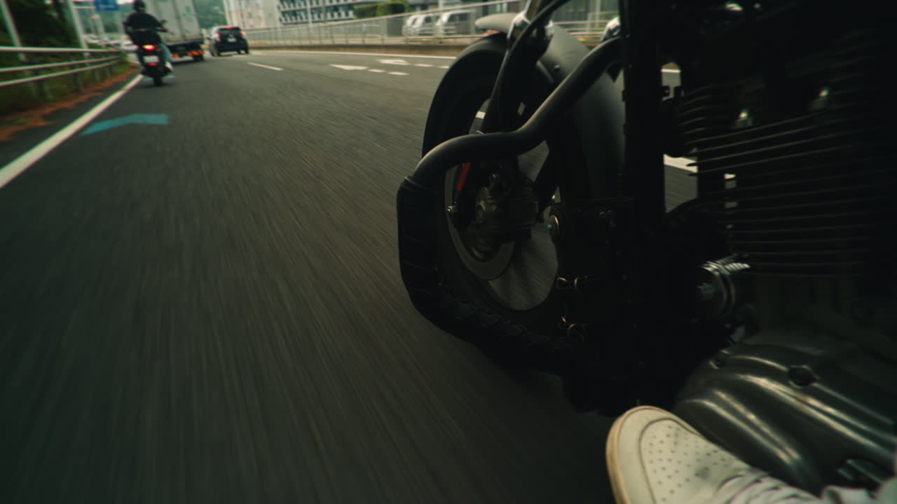 Giro in moto su strada
