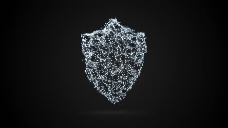 vídeo conceptual de la seguridad de los datos del escudo