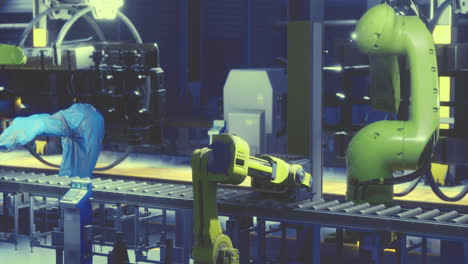 innovative robotic arms at work in a high tech manufacturing facility