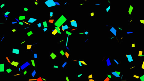 explosión de confeti de colores