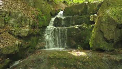 waterfall, forest, woods, river, vratsa