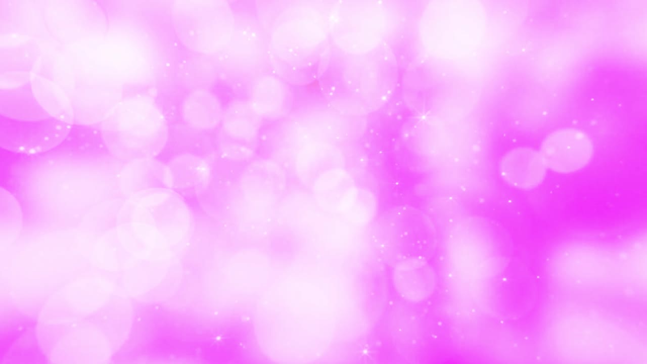 Rosa Bokeh-Hintergrund mit funkelnden Partikeln